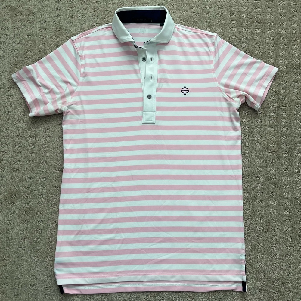 Greyson Golf Striped Polo
